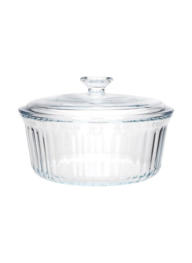 DANUBE HOME Danube Home Chef'S Delight Round Glass Casserole With Lid 1600Ml Heat Resistant Bakeware For Cooking Baking And Serving Dishwasher Safe Stylish And Practical Kitchen Essential  - Image 2