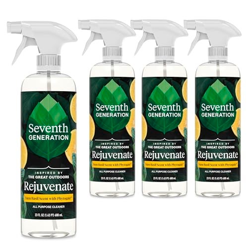 Seventh Generation All Purpose Cleaner Rejuvenating Yuzu Basil For All Surfaces 23 fl oz Pack of 4