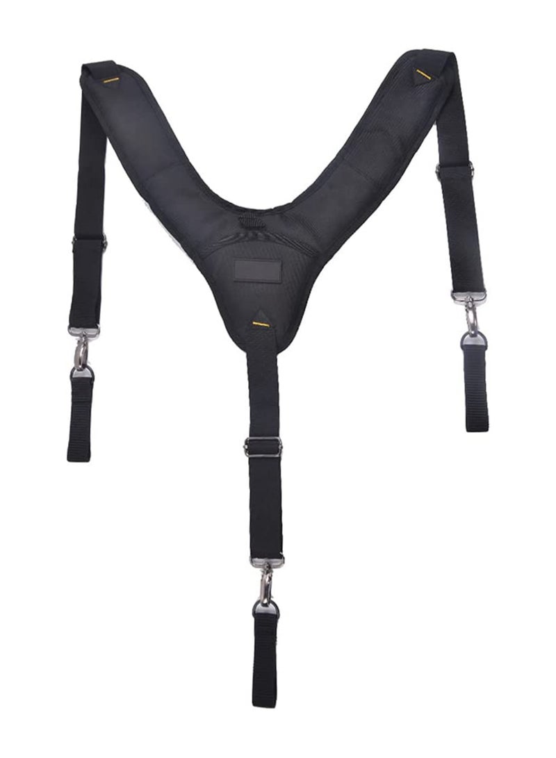 SYOSI Tool Belt Suspenders, Heavy Duty Tool Belts, Tool Belt Suspenders Padded Heavy Duty for Carpenter, Electrician, Lighten Weight, Adjustable 36-50 inch (93-127 cm)  - Image 1