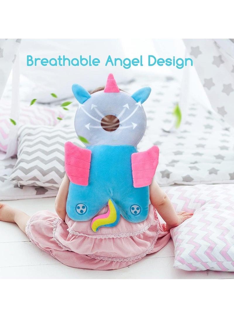 KASTWAVE Baby Head Protector & Baby Knee Pads for Crawling Toddler Walkers Safety Pillow Cushion Adjustable for 5-24 Months Baby Head Protector Backpack  - Image 3