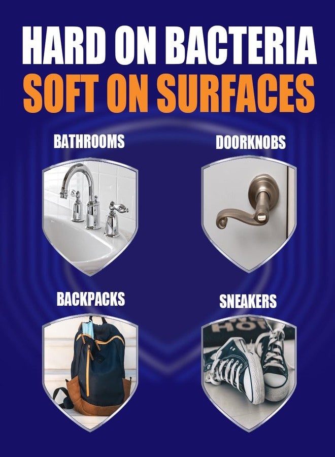 MICROBAN Sanitizing Spray, 15 oz., 2 Pack, Citrus, Disinfects, Sanitizes, Eliminates Odors, and Keeps Killing 99.9% of Bacteria on Hard, Non-Porous Surfaces in Your Home for up to 24 Hours - Image 4