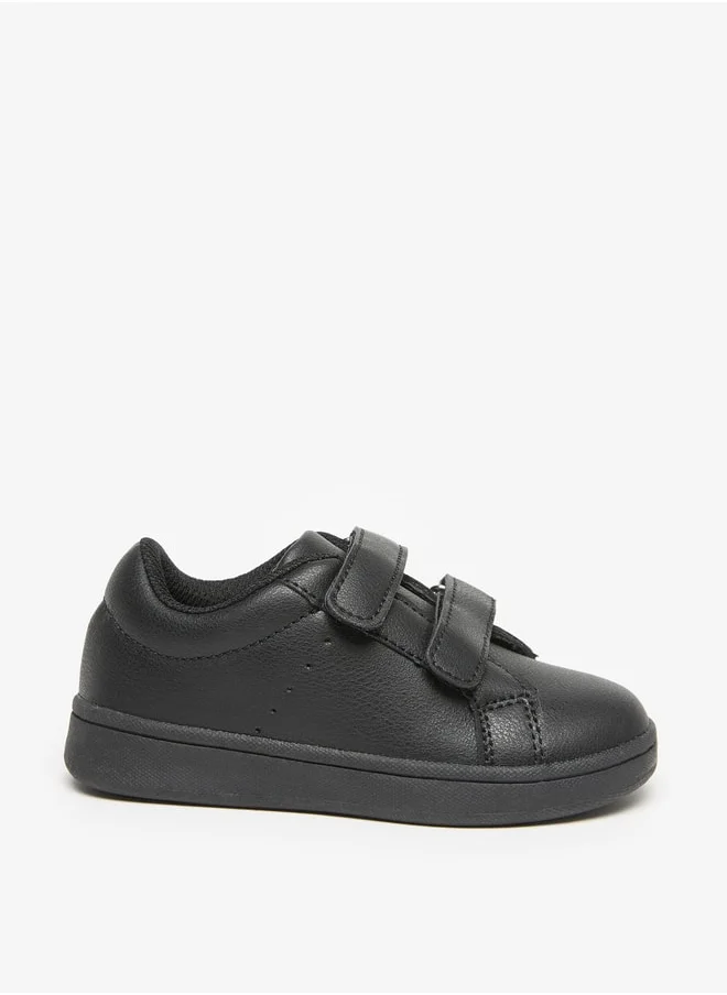 LBL by Shoexpress Boys Panelled School Shoes With Hook And Loop Closure