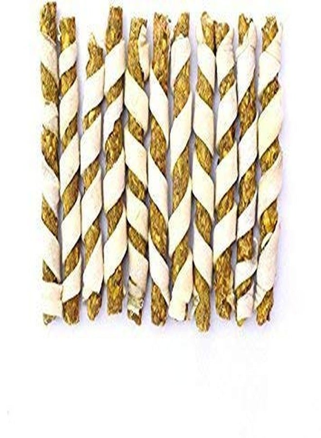 Petlicious & More® Spiral Munchies Rawhide Chicken Flavor Chew Stix 1 Kg Pack for Dogs & Puppies (Chicken Flavor) - Image 1