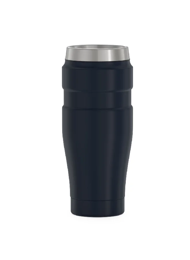 THERMOS Vacuum Insulated Stainless Steel Travel Tumbler Midnight Blue 16 Oz Sk1005Mdb4