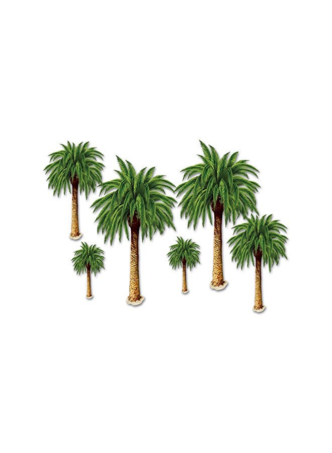 Beistle Palm Tree Props Party Accessory (1 count) (6/Pkg) - Image 1