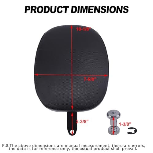 Rich Choices وسادة مقعد الراكب الخلفي للدراجة النارية لسبورتستر XL1200 883 72 48 2010-2015 - Image 5