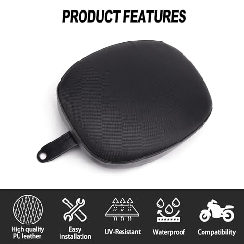Rich Choices وسادة مقعد الراكب الخلفي للدراجة النارية لسبورتستر XL1200 883 72 48 2010-2015 - Image 3
