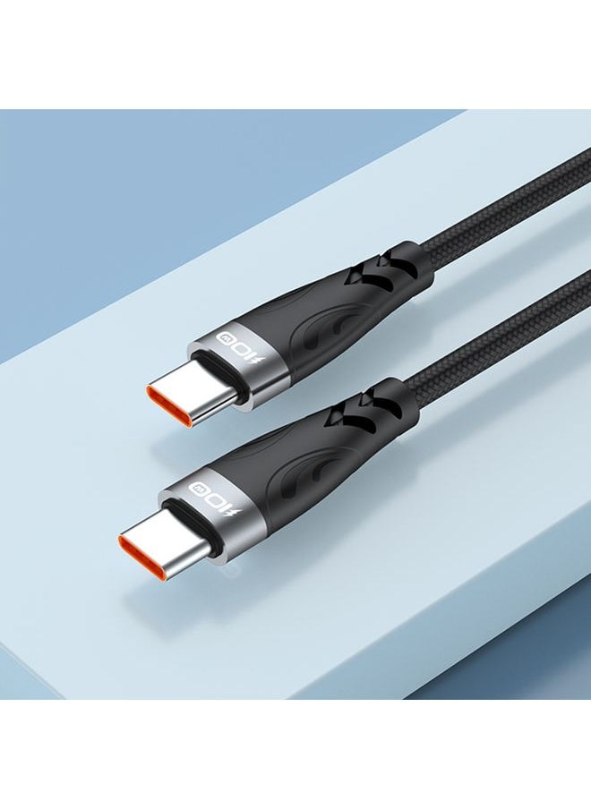 ADC ADC-008 100W USB-C / Type-C to USB-C / Type-C Fast Charge Data Cable, Cable Length:1m(Black Grey)  - Image 3