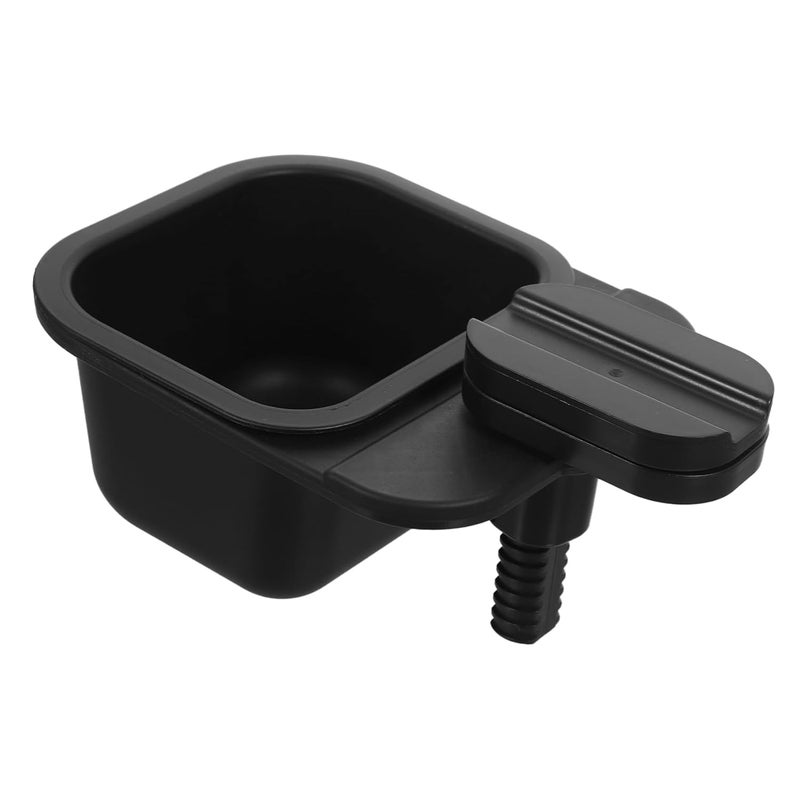 Healifty Rotary Small Trash Can Clip Table Waste Bin Home Office Storage Holder Compact Clamp Design for Desk Organization and Wastepaper Disposal - Image 1