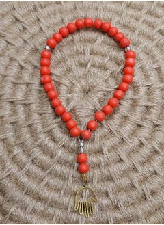 33 Beads and Handmade Metal Spacers Rosary