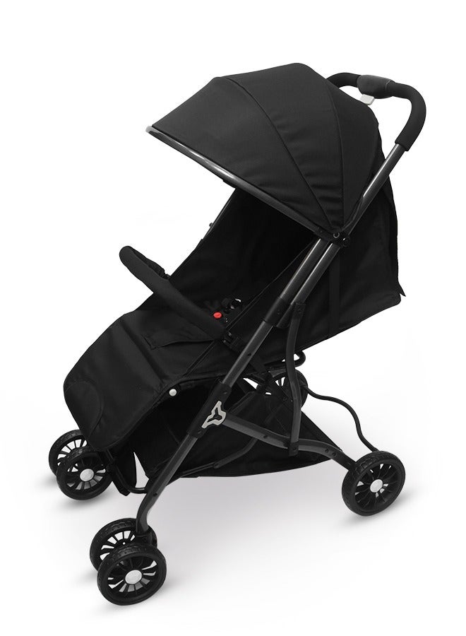 turtees Portable Single Stroller Sit And Lie Down Newborn Baby Stroller Shock-absorbing Foldable Pram - Image 1
