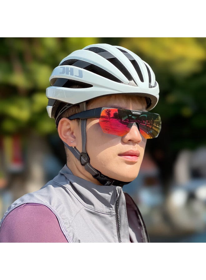 Vozapow Cycling Gl With Flip-up Lenses For Nearsightedness, Day And Night Use, Outdoor Sports Protective Eyewear Sungl For Men And Wome