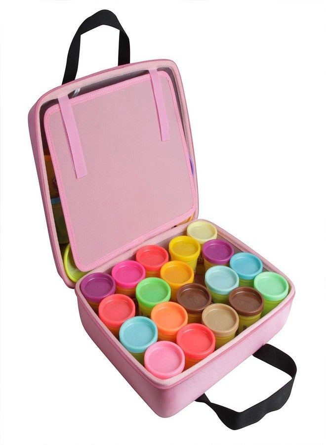 Hermitshell Hard Travel Case for Play-Doh Modeling Compound 40-Pack of Colors 3-Ounce Cans (Only Case) (Pink) - Image 1