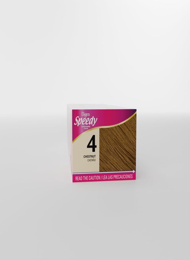Hoyu Bigen Speedy Conditioning Color Refill: 4 Chestnut - 3 Pack - Image 5