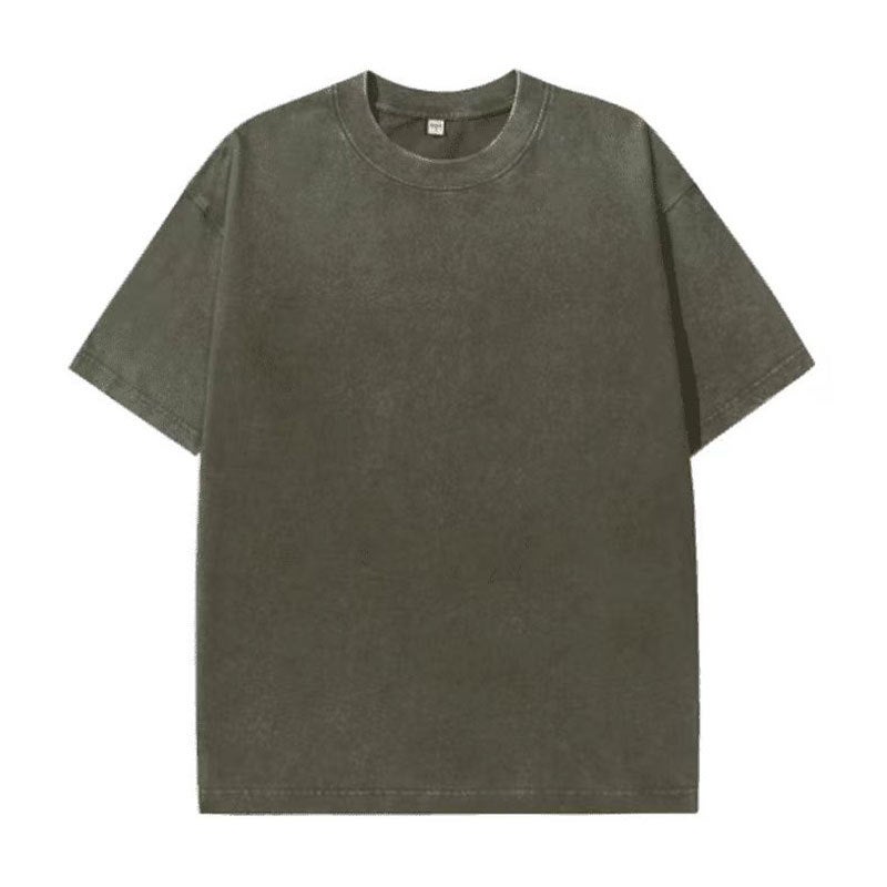 American Washed Short-Sleeved Women'S Export New Hip-Hop Loose Top Summer Trendyy Old T-Shirt - Image 1