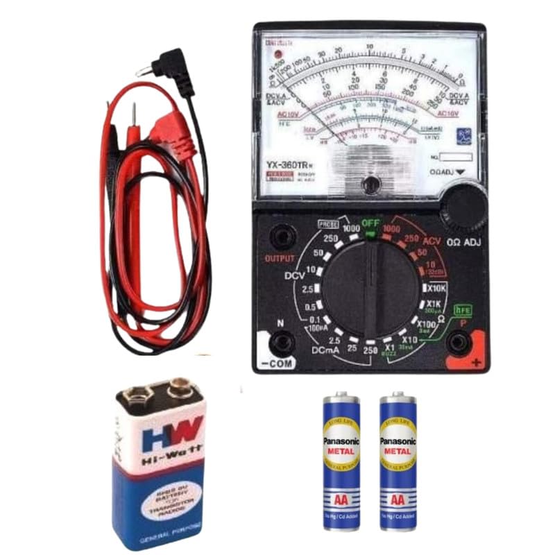 ESPtronics ESPTRONICS Analog Multimeter for Electronics AC DC YX360TR High Accuracy Voltage Current Resistance Meter  - Image 1