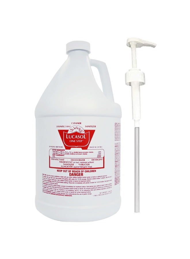 Lucasol مطهر بخطوة واحدة (جالون + مضخة) - Image 1