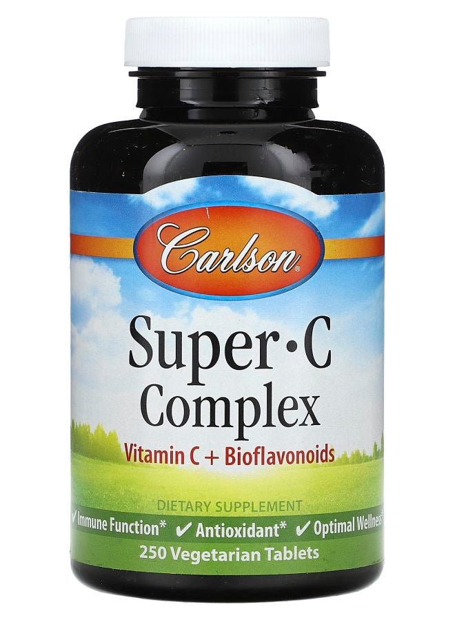 Carlson Super C Complex 250 Vegetarian Tablets
