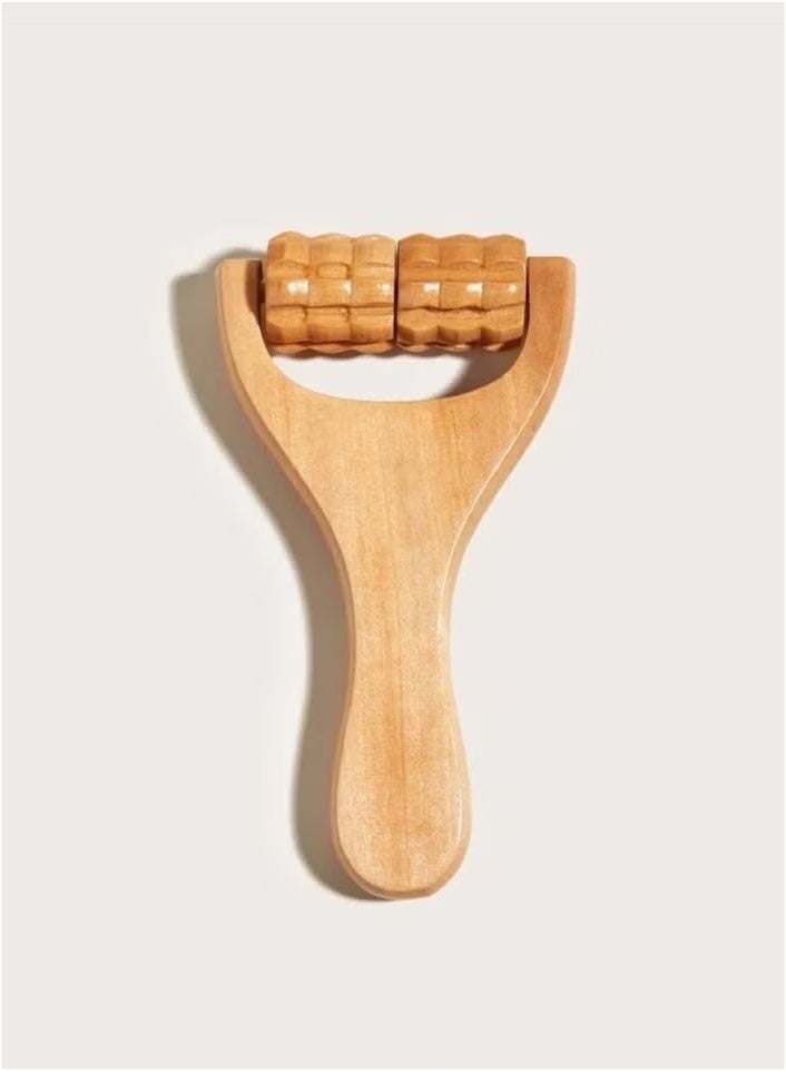 Loquat Versatile Natural Wood Massager With Rotatable Rings - Image 4