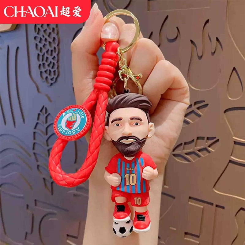 سلسلة مفاتيح كأس العالم لكرة القدم - شخصية كرتونية بتصميم قميص الفريق - Image 3