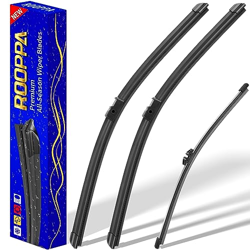 3 wipers Replacement for 20112017 BMW X3 Windshield Wiper Blades Original Equipment Replacement 262013 Set of 3