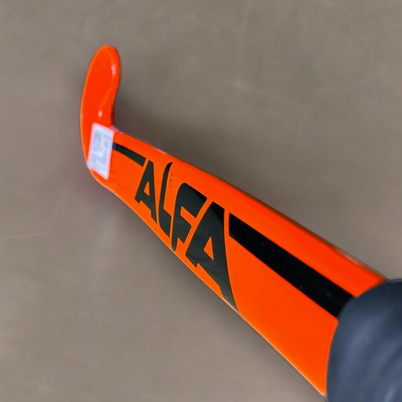 ALFA Y30 Limited Edition Carbon, Kevlar and Glass Fibre Composite Hockey Stick with Stick Bag (Orange, 37 Inch) - Image 5