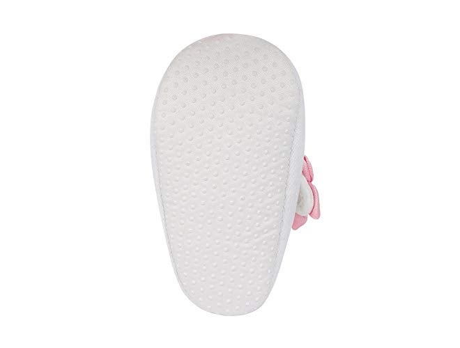 Rsmart Baby Girl's Rose Bootie Shoes | White Baby Child Bootie - Image 5