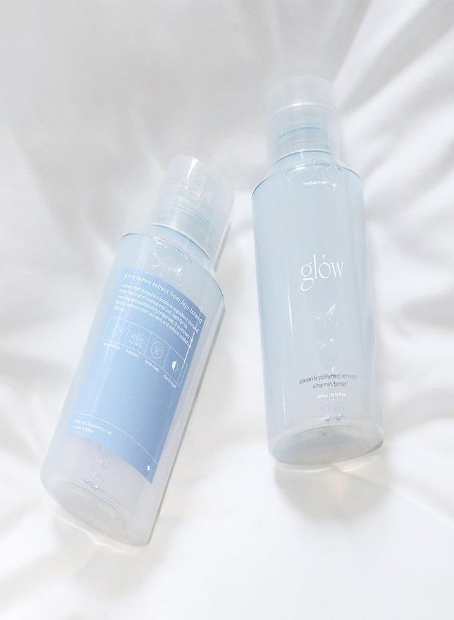 glow Clean & Polished Lemon Vitamin Toner : Hydrating Vitamin Toner with hyaluronic Acid for Radiant and Glowing Skin, Cruelty-Free, Vegan & Artificial Fragrance-Free, 10 fl oz - Image 3