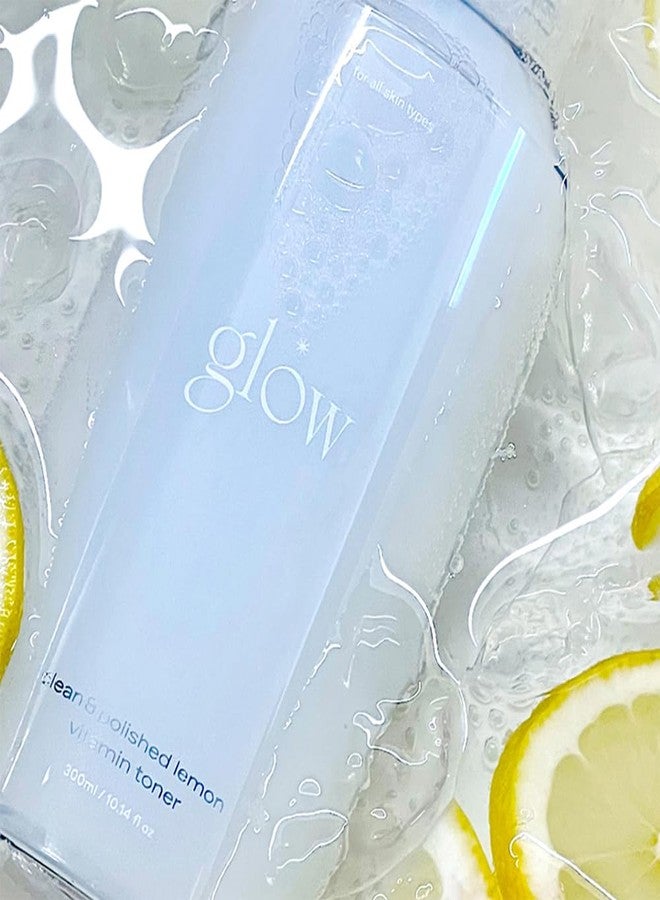 glow Clean & Polished Lemon Vitamin Toner : Hydrating Vitamin Toner with hyaluronic Acid for Radiant and Glowing Skin, Cruelty-Free, Vegan & Artificial Fragrance-Free, 10 fl oz - Image 4