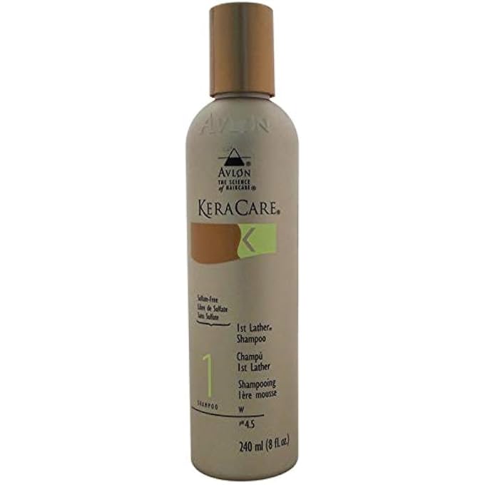 KeraCare Avlon 1st Lather Shampoo, 8 Ounce