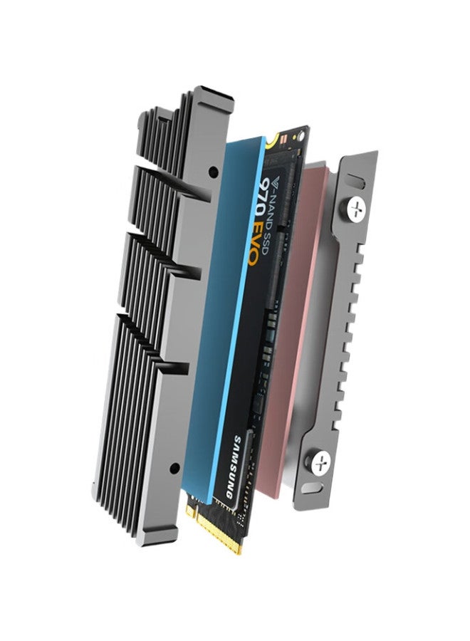 JEYI جيدي M.2 مبرد SSD، وسادة تبريد Nvme، مبرد Ngff - Image 1