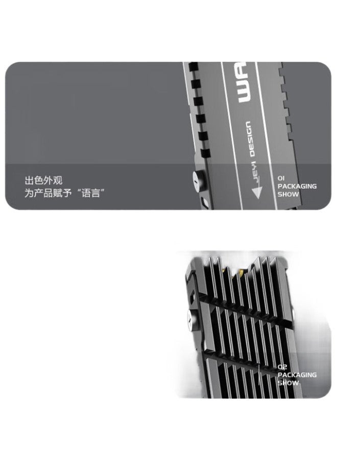 JEYI جيدي M.2 مبرد SSD، وسادة تبريد Nvme، مبرد Ngff - Image 3