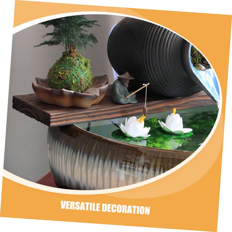 Natural Wood Block DIY Waterfall Statue For Aquarium Fish Tank And Outdoor Garden Decor - Image 4