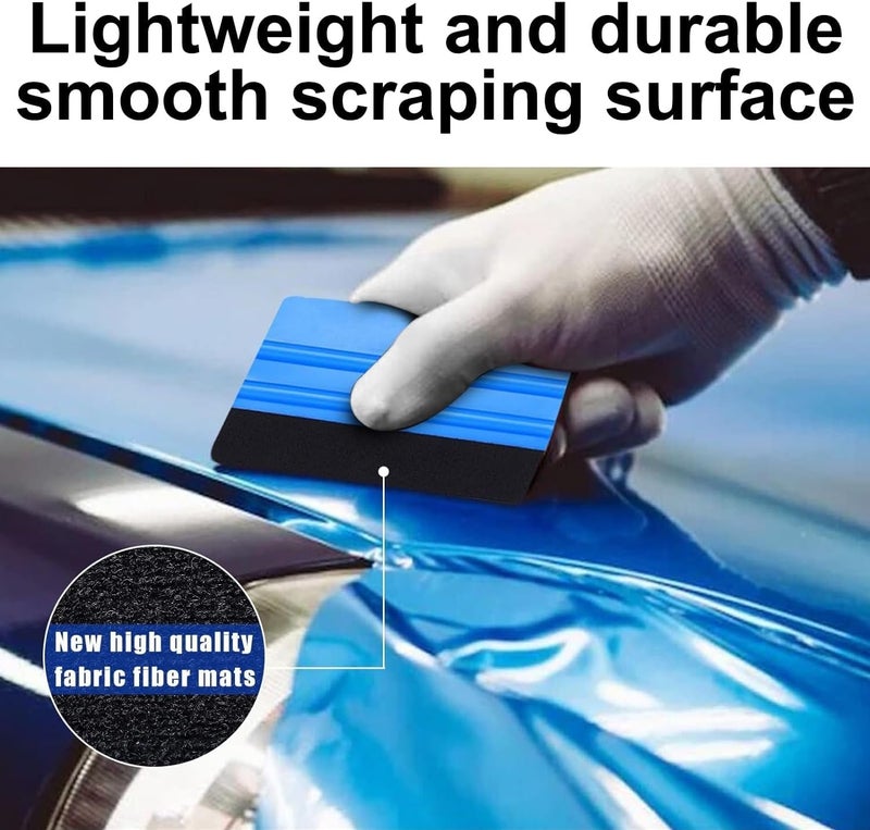 Fizzix 7-Piece Car Vinyl Wrap Tool Kit – Complete Wallpaper Smoothing Set with Squeegee and Vinyl Cutter - Image 4