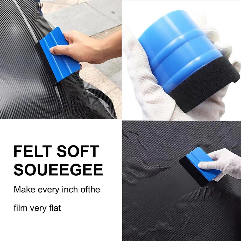 Fizzix 7-Piece Car Vinyl Wrap Tool Kit – Complete Wallpaper Smoothing Set with Squeegee and Vinyl Cutter - Image 5