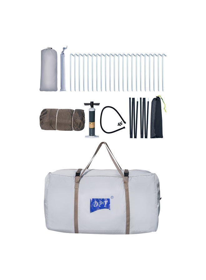 DPT خيمة نفق قابلة للنفخ، بيضاء، الحجم 520*340*210 سم - Image 4