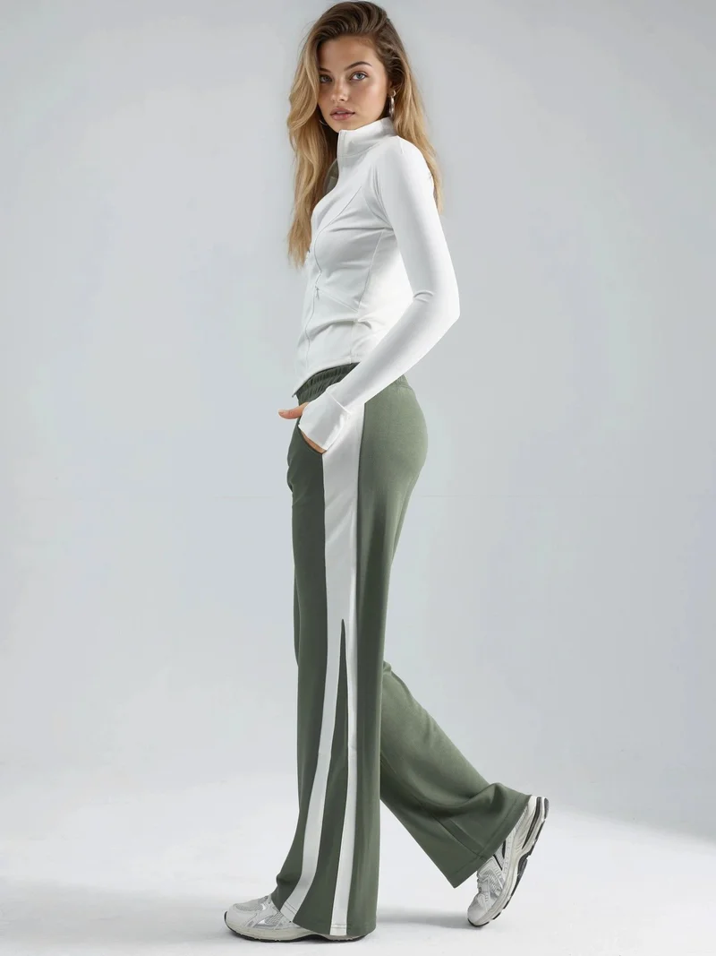 هيكاب بنطلون مودال بلمسة تفاصيل متباينة من مجموعة بيرسان