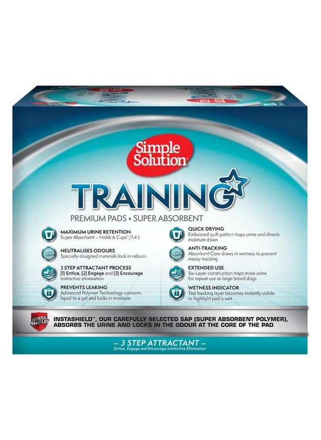 Simple Solution Puppy Training Pads | 6 Layers Of Leak-Proof Protection | Extremely Absorbent Puppy Pad, Can Be Used In Dog Baskets Or Beds In Case Of Incontinence ? Pack Of 100  - Image 2