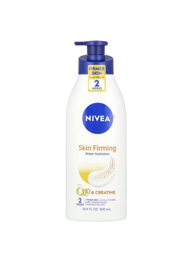 Nivea, Skin Firming Sheer Hydration Body Lotion, 16.9 fl oz (500 ml)