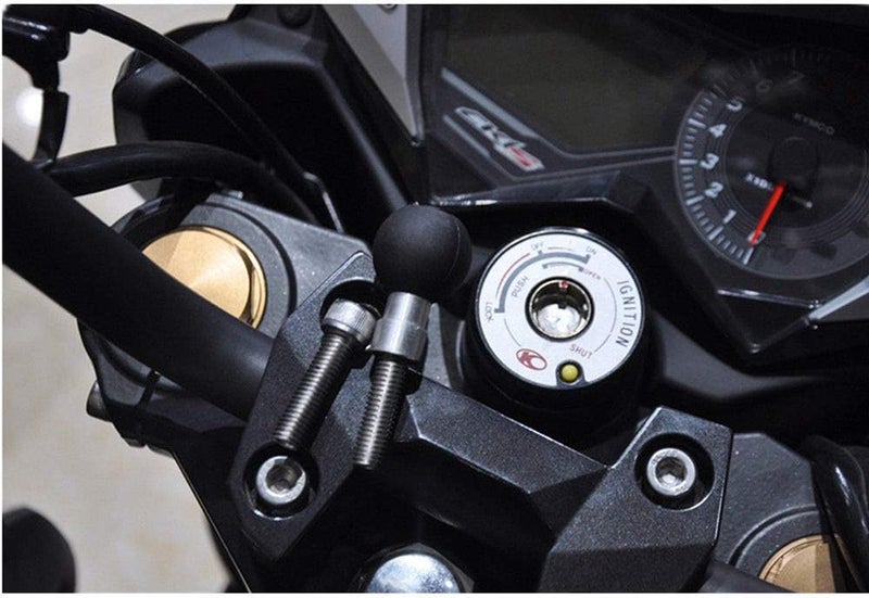 MASO Motorcycle Handlebar Clamp Ball with M8 Screws for RAM Mount - Image 4