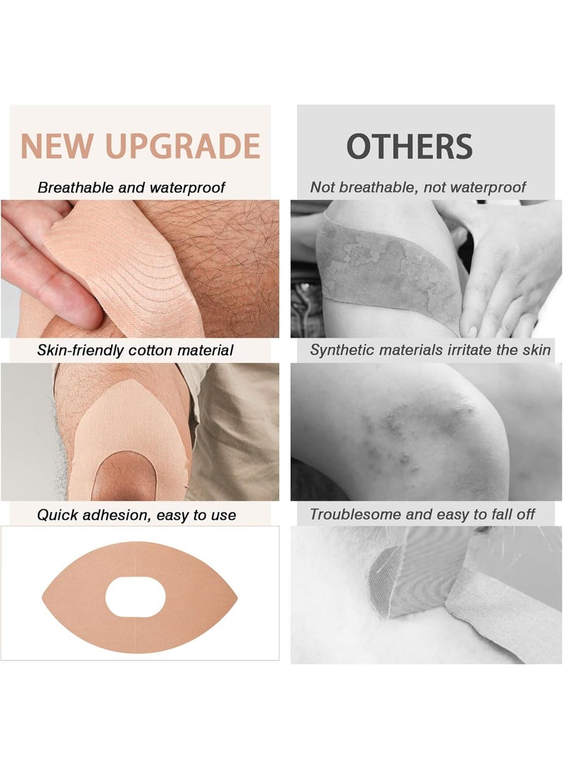 Kinesiology Tape for Knees, 10 Pcs Precut Kinesiology Tape for Knee Pain Relief & Support, Waterproof & Elastic Athletic Tape for Knee Stability, Breathable & Comfortable Knee Tape - Image 3