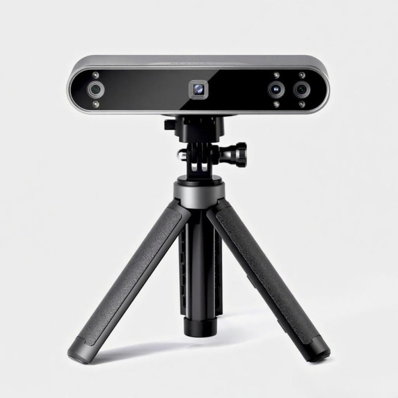 3D Scanner: Black Biocular Dual Camera - Superior Precision & Stability 0.05mm Single-Frame Precision 12-18Fps Scanning Speed High Fidelity Color Scans For Industrial Design, Art, Medical Fields - Image 3