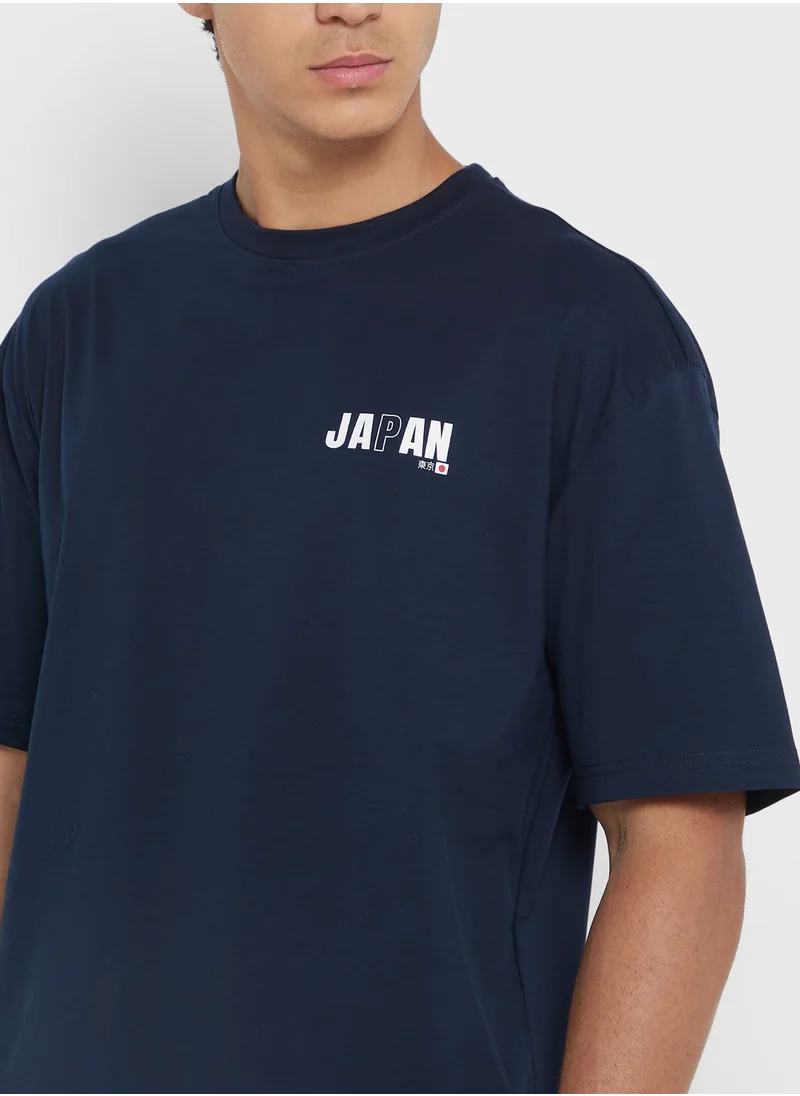 سفنتي فايف Casual Oversized T-Shirt