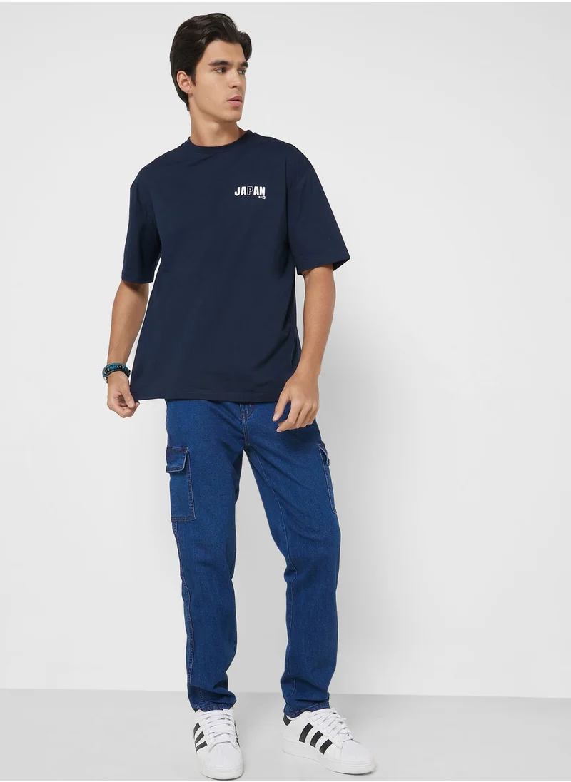 سفنتي فايف Casual Oversized T-Shirt