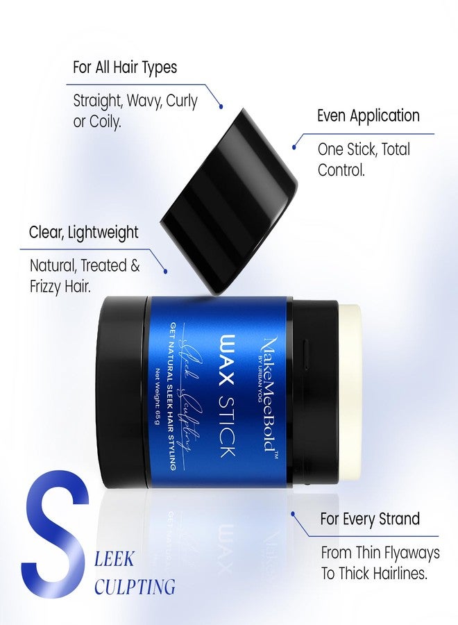 MakeMeeBold Make Mee Bold Hair Wax Stick for Women (65g) for Flyaways & Baby Hair | Natural-Looking Hold, High Shine Finish, Residue-Free | For Baby Hair & Frizzy Hair - Image 4