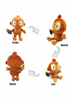 SYOSI Bloons Monkey Plushies, Dart Monkey Plush Doll, Cartoon Bloonstd Soft Stuffed Doll, Game Monkey Stuffed Animal, Stuffed Animal for Fans, Lovely Bloonstd Plush Gifts, 9.8 in  - Image 4
