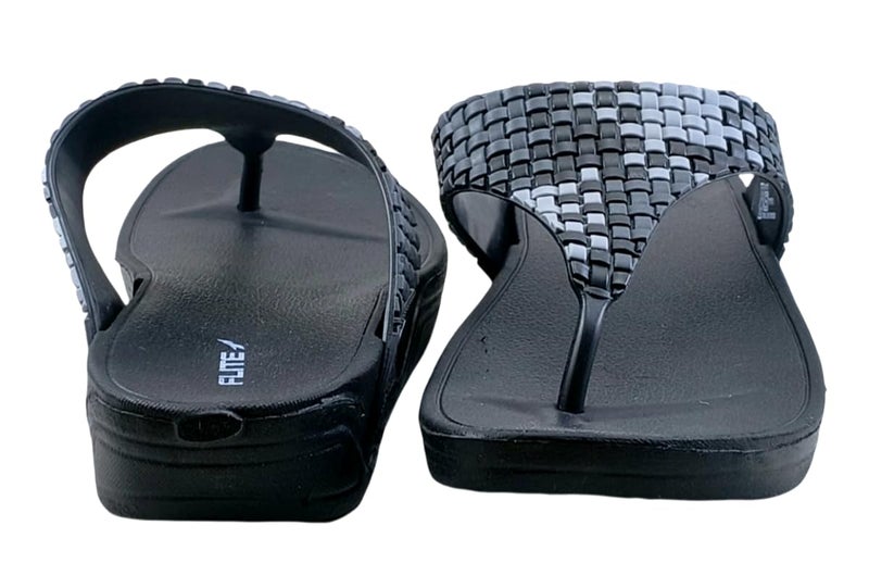 Flite Daily Use Thong Slippers for Women || Non-Slip & Anti-Skid Bathroom Slippers | Lightweight, Waterproof & Comfortable Casual Flip-Flops (Back, UK Footwear Size System, Adult, Women, Numeric, Medium, 3) - Image 5