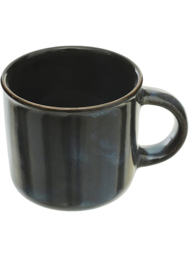 Rosa Fm Jeans/Rim: Enamel Coffee Cup Set 2-Pieces, Dark Brown/Blue 300ml Durable enamel - Image 2