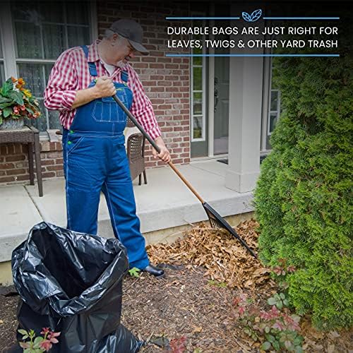 ToughBag 55 Gallon Trash Bags, 55-60 Gallon Trash Bags Heavy Duty (50 COUNT) - Large Black Trash Can Liners, 50-60 Gal for Contractors, Commercial, and Lawn - Made in USA - Image 5