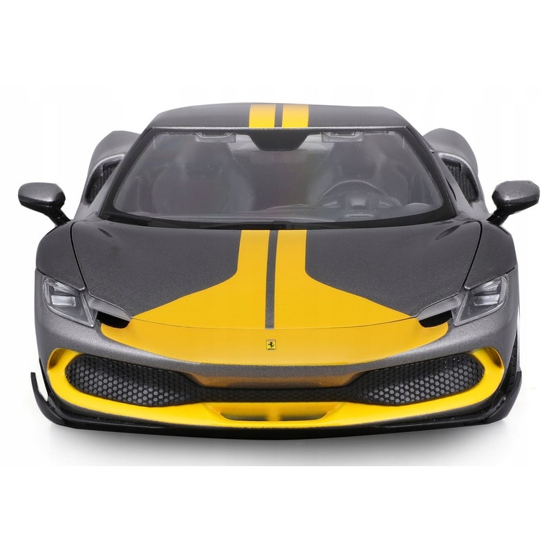 بوراجو سيارة فيراري جي تي بي اسسيستو 1/18 - رصاصي - 18-16017 - Image 2